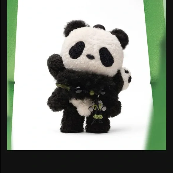 Skull Panda Limited Edition Lazy Panda Plush Pendant - Picture 2 of 2